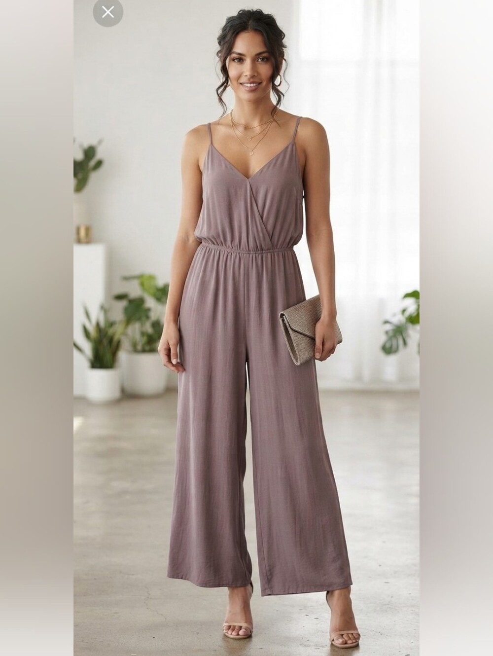 Mod ref jumpsuit Wide Leg Sleeveless Sz Small